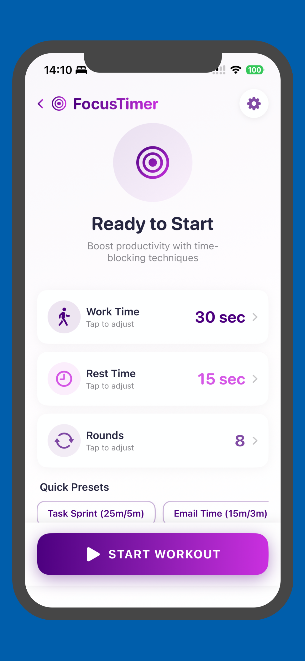 Timer 4Life – Interval Fitness - Screenshot 2 preview