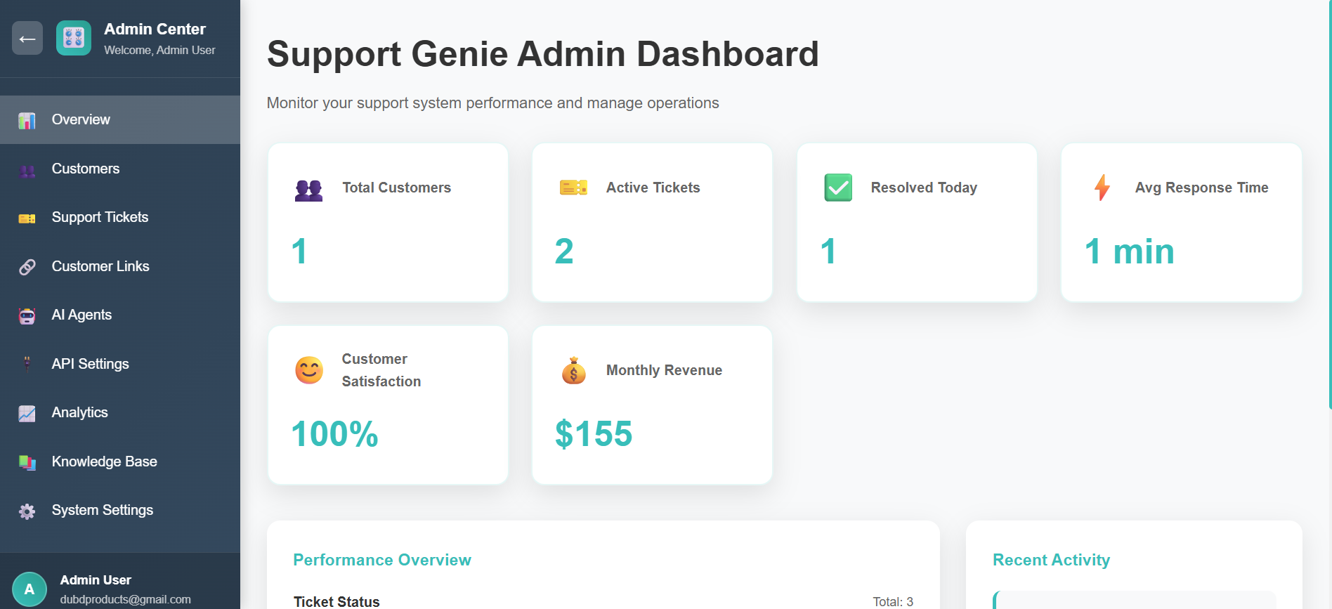 Support Genie Customer Support Platform gallery image