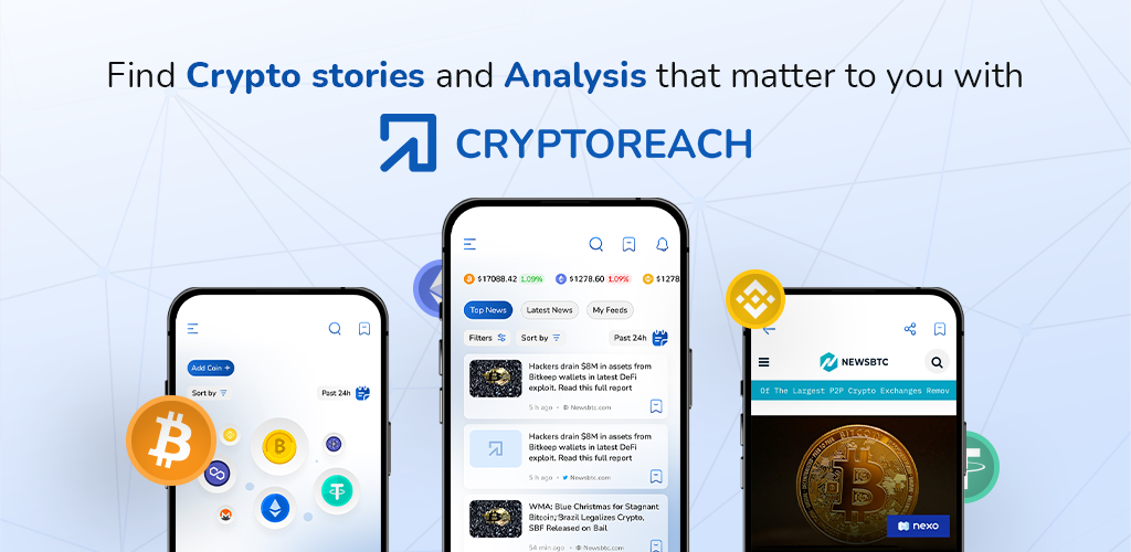 cryptoreach : 코인, 암호화 뉴스 - 실시간 Crypto News & Coin 통계를 통해 정보를 얻으십시오 미디어 1
