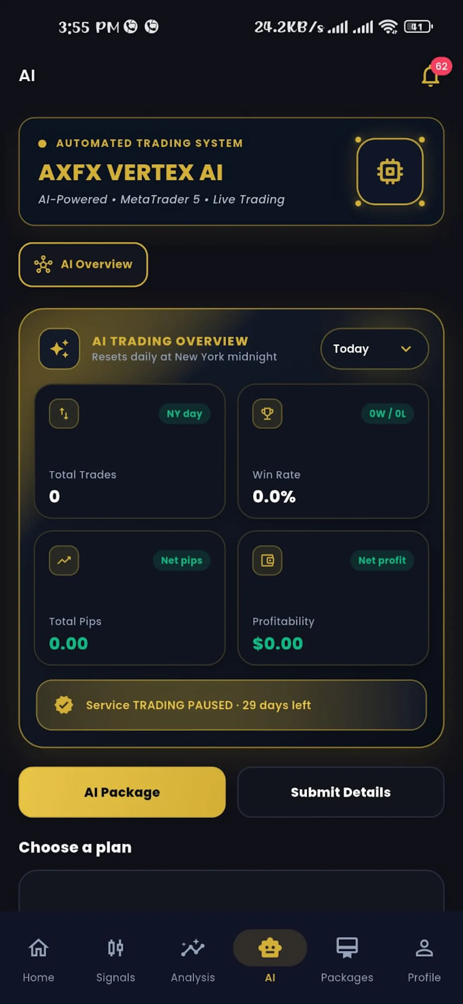 AXFX AI Gold & Forex Signals screenshot 3