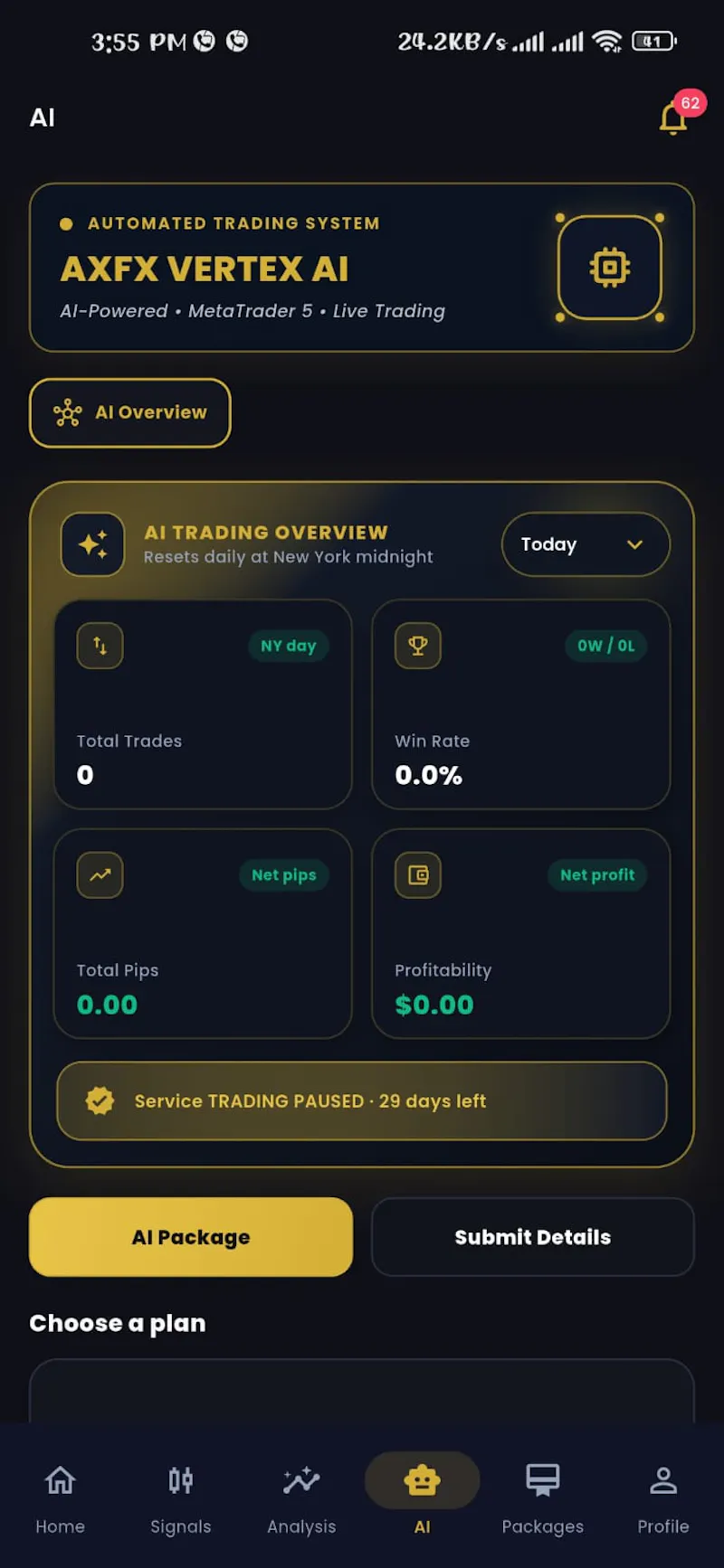 AXFX AI Gold & Forex Signals screenshot 3