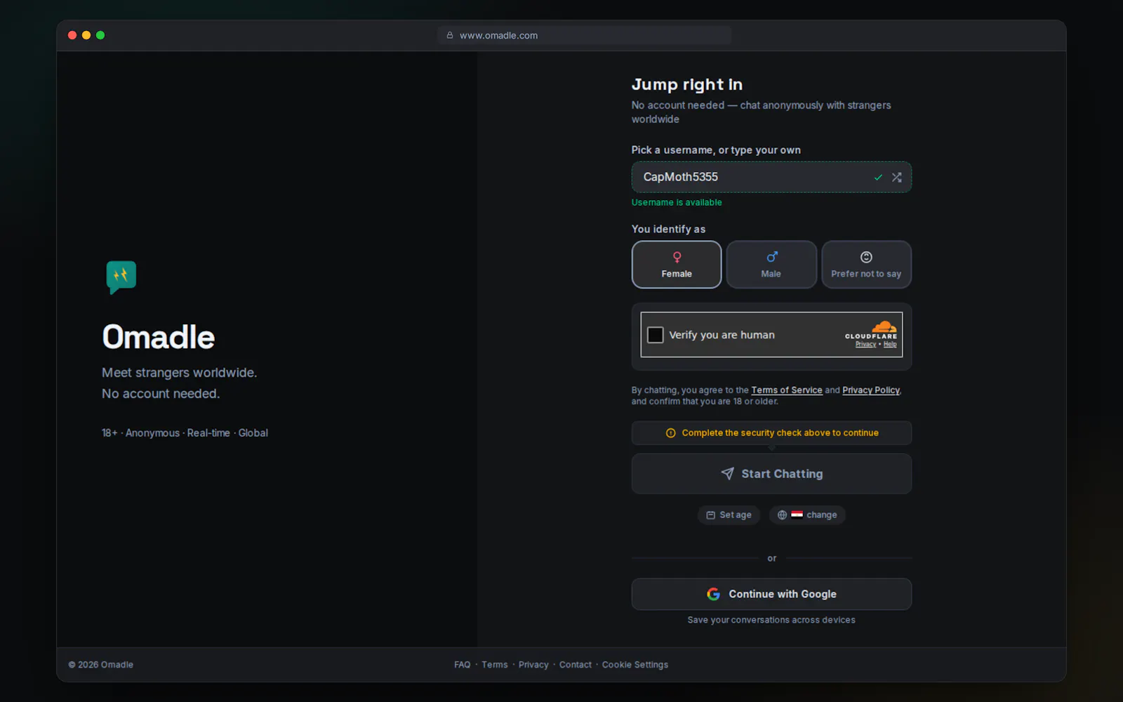 Omadle Chat screenshot 2