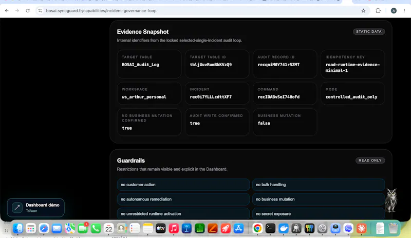 BOSAI Control Plane screenshot 10