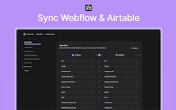 Webflow & Airtable Syncing Tool Flowmonk media 2