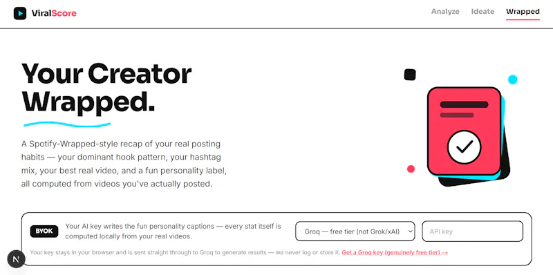 TikTok Viral Score - Retention Analyzer screenshot 3