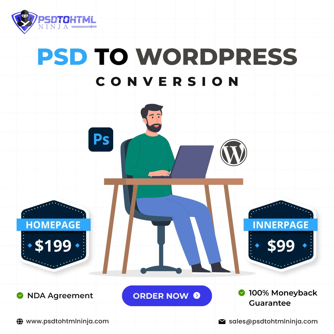PSD в WordPress Conversion Service - Преобразовать PSD в WordPress с точностью идеальной пикселя медиа 1