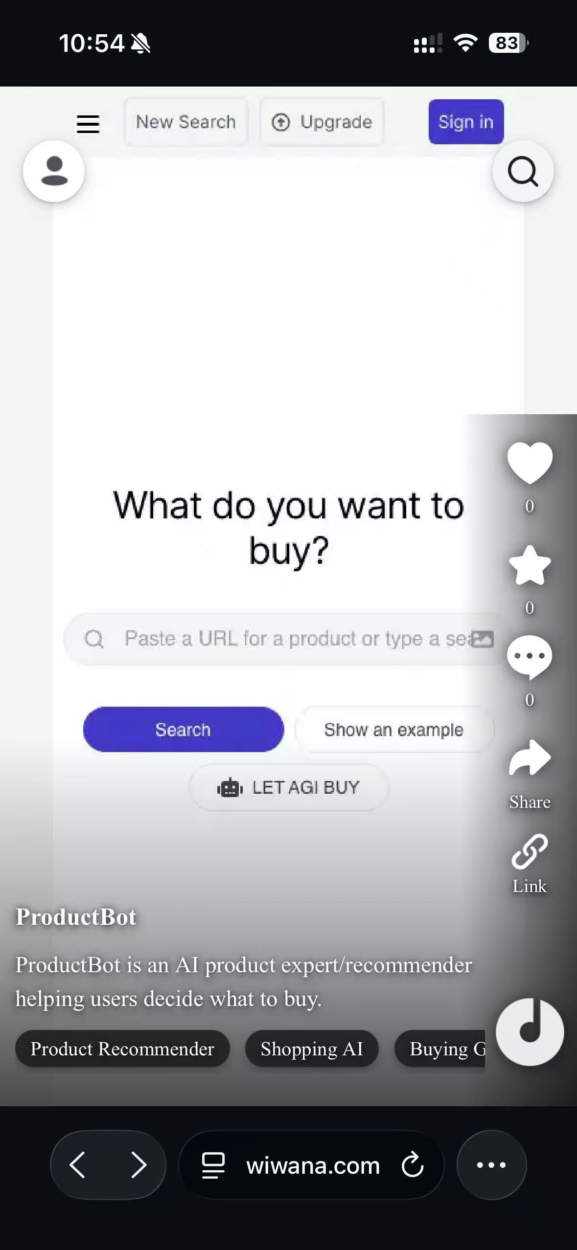 wiwana - Screenshot 4 showing product features and functionality