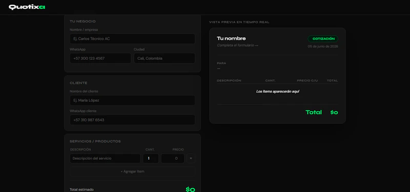 Quotixa screenshot 2
