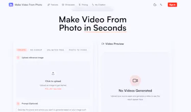 make video from photo gallery image