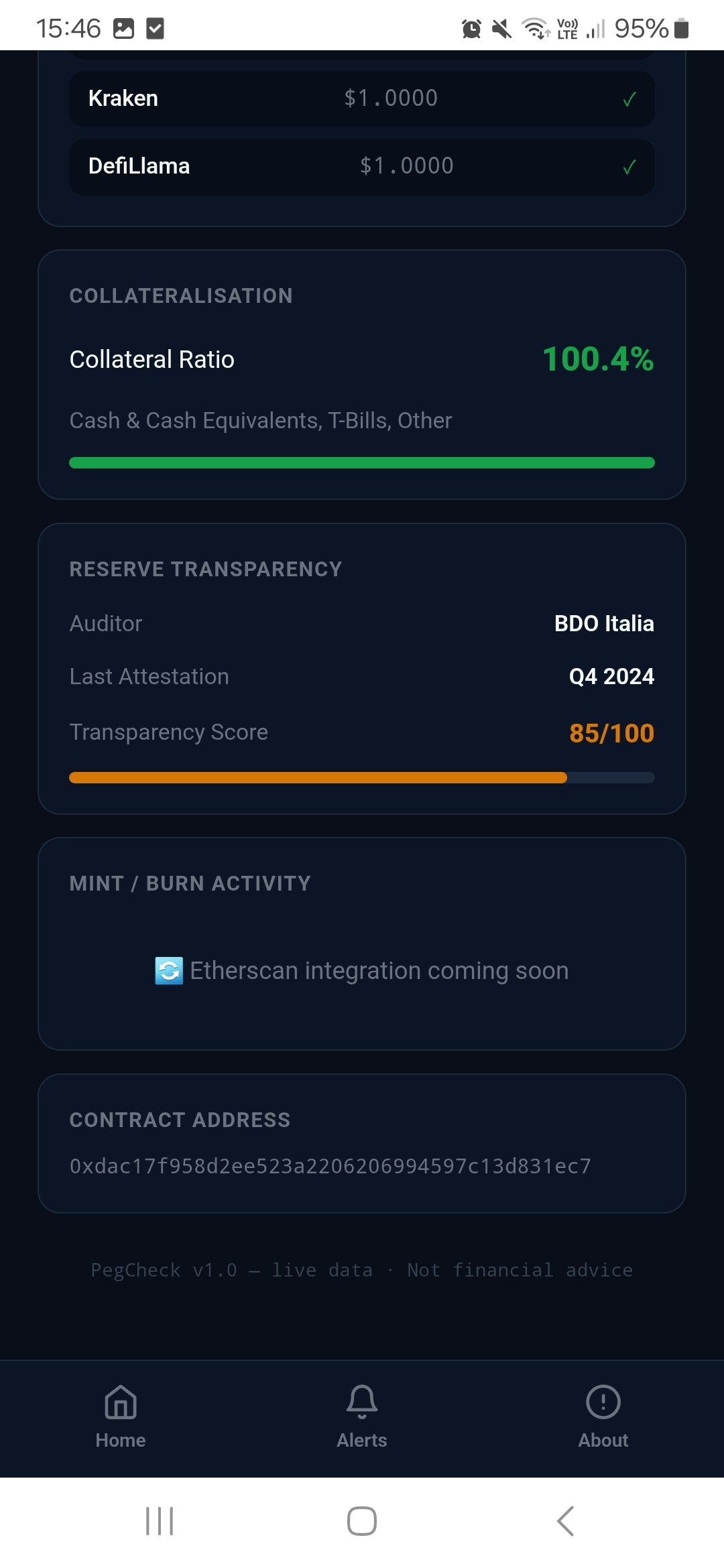 PegCheck — Real - Screenshot 3 showing product features and functionality