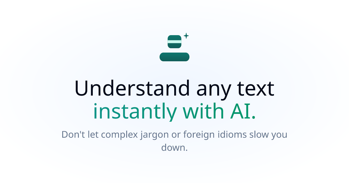 Text Clarifier AI for Chrome gallery image