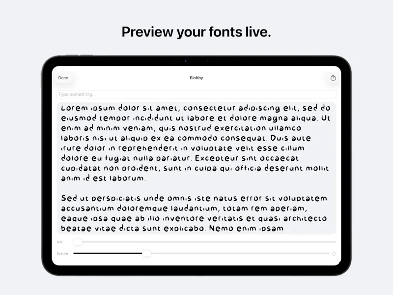 Doodle Fonts screenshot 2
