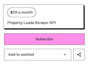 Property Leads Scraper API gallery image