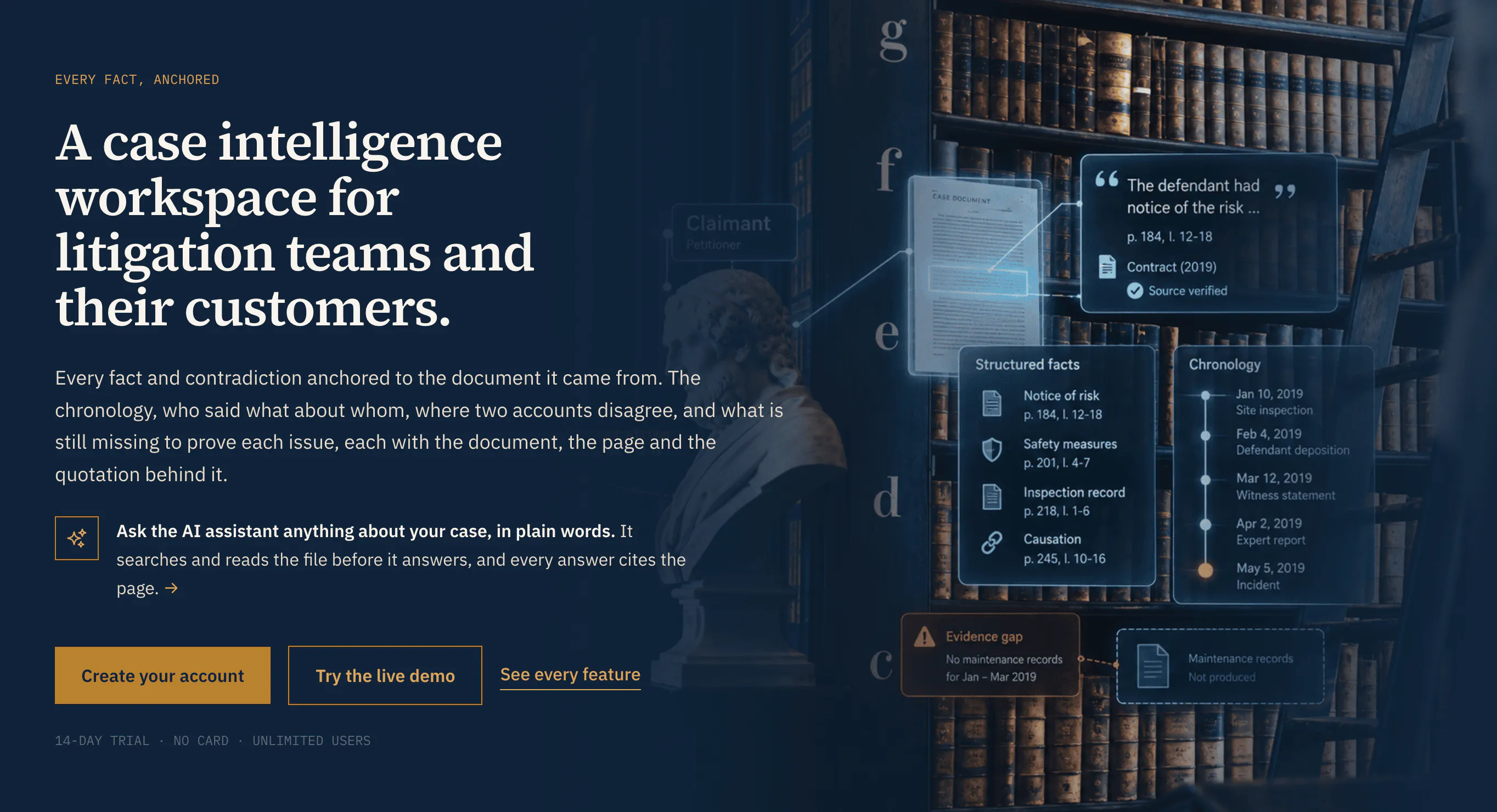 Legalnaut: AI Litigation & Case Analysis gallery image