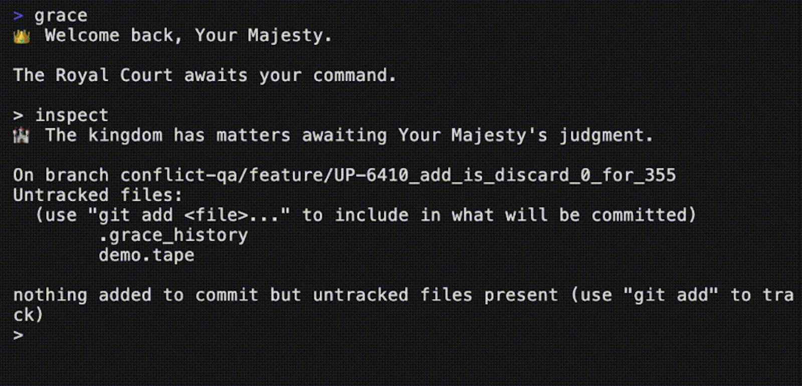 Grace screenshot 1