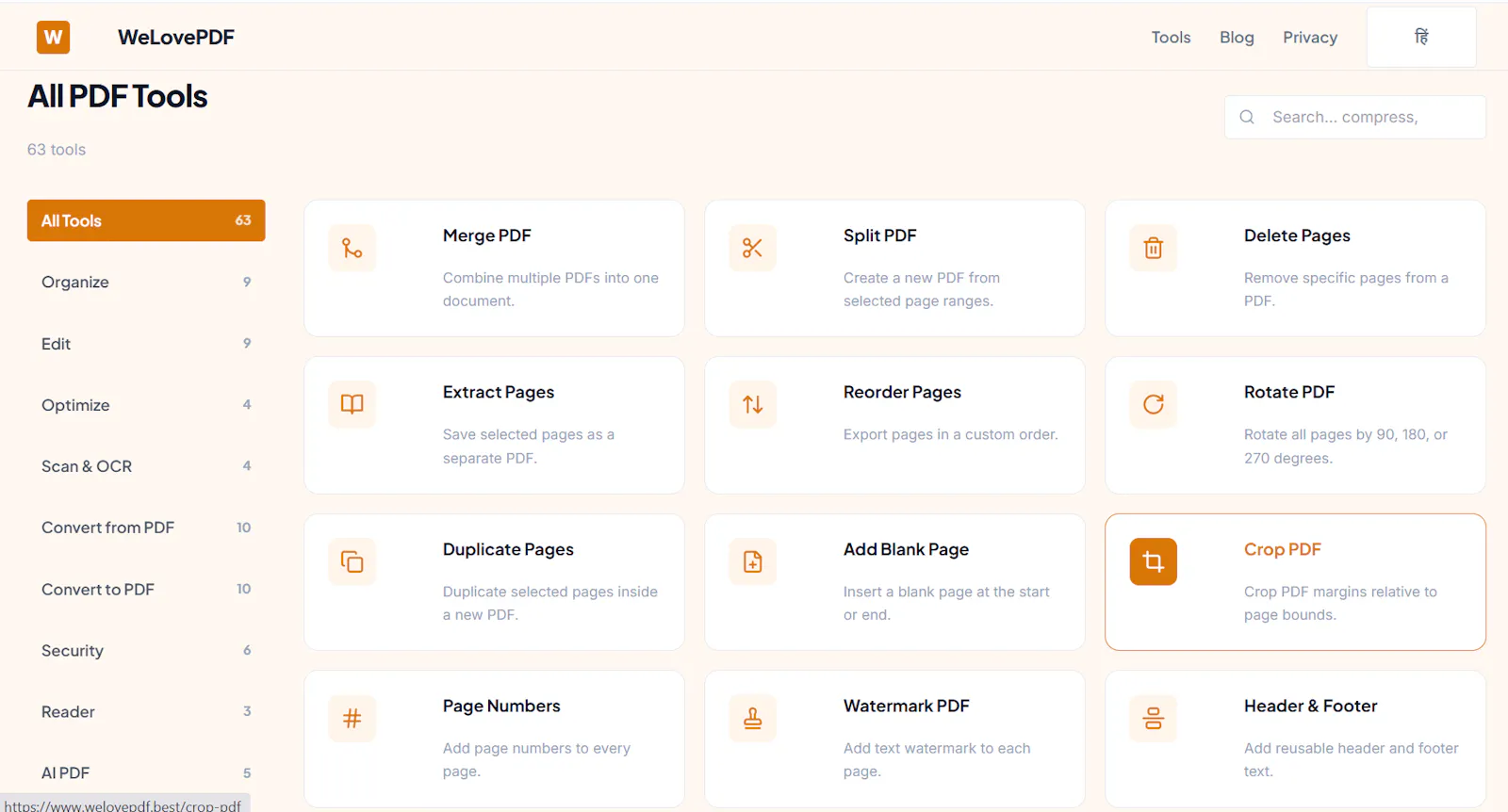 WeLovePDF — Online PDF Tools,Free & Safe screenshot 2