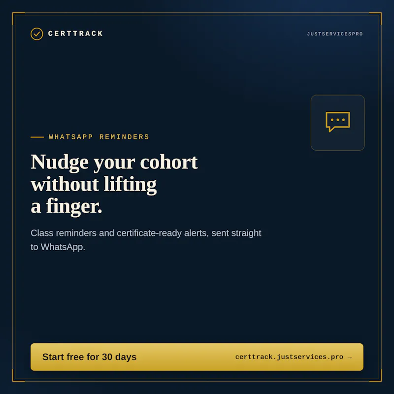 CertTrack  screenshot 3