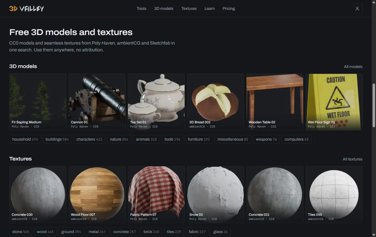 3D Valley gallery image