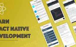 Learn React Native App Development media 1