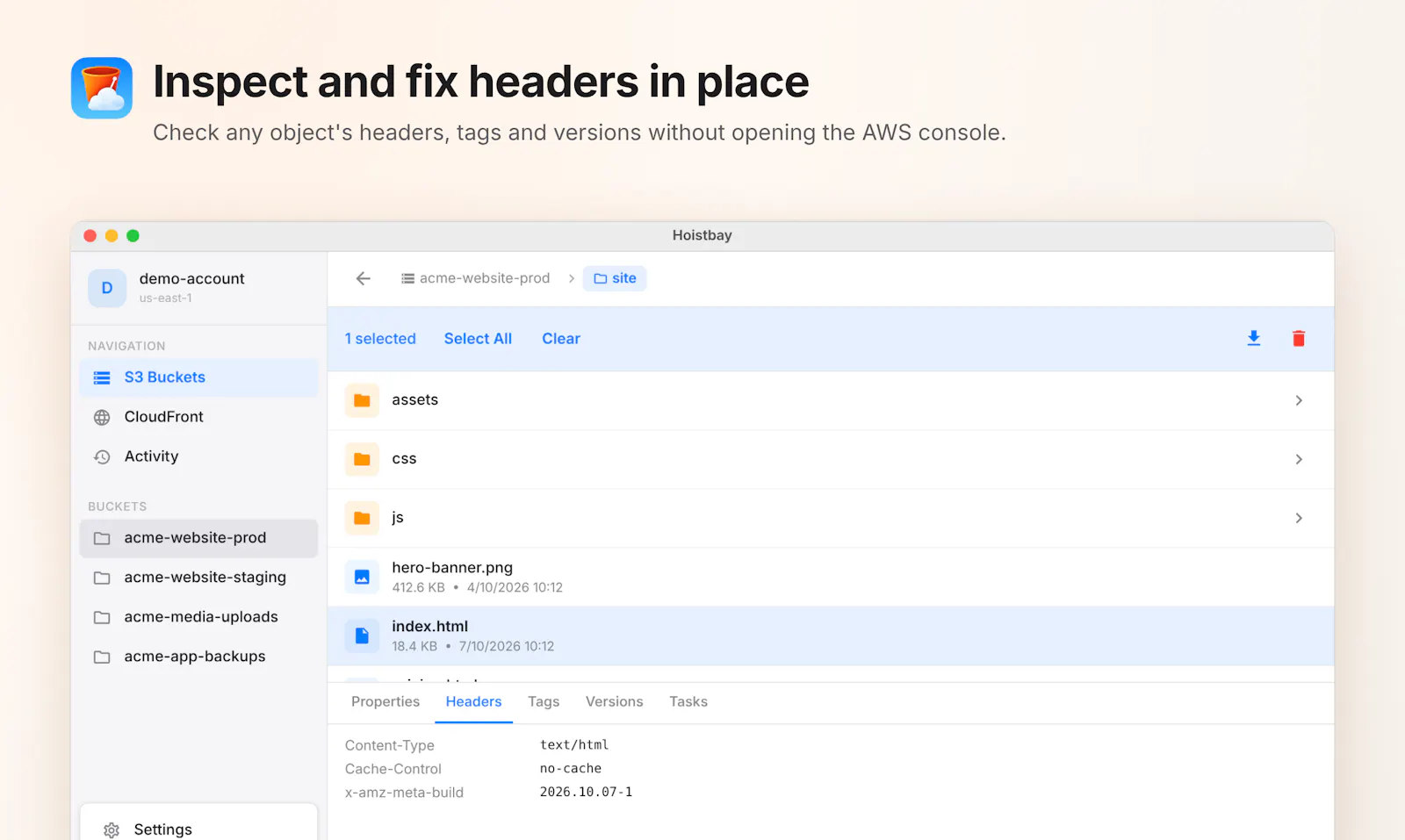Hoistbay screenshot 2