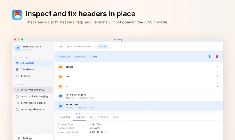 Hoistbay screenshot 2