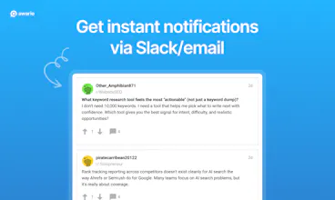 Awario Reddit Monitoring gallery image