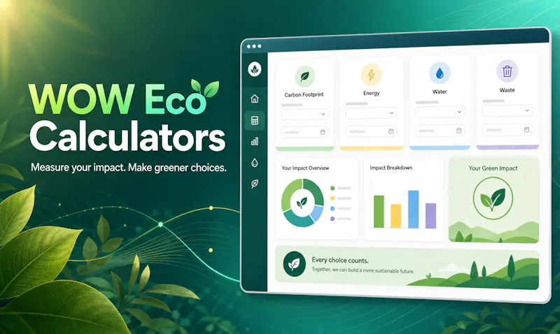 WOW Eco Calculators screenshot 1