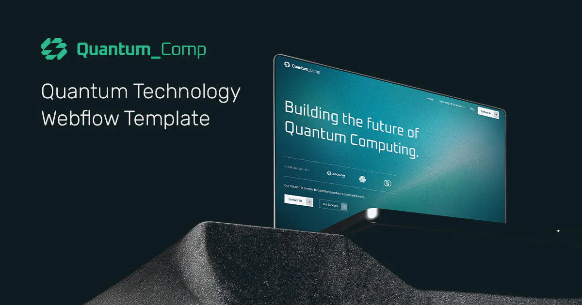 QuantumComp Webflow Website Template