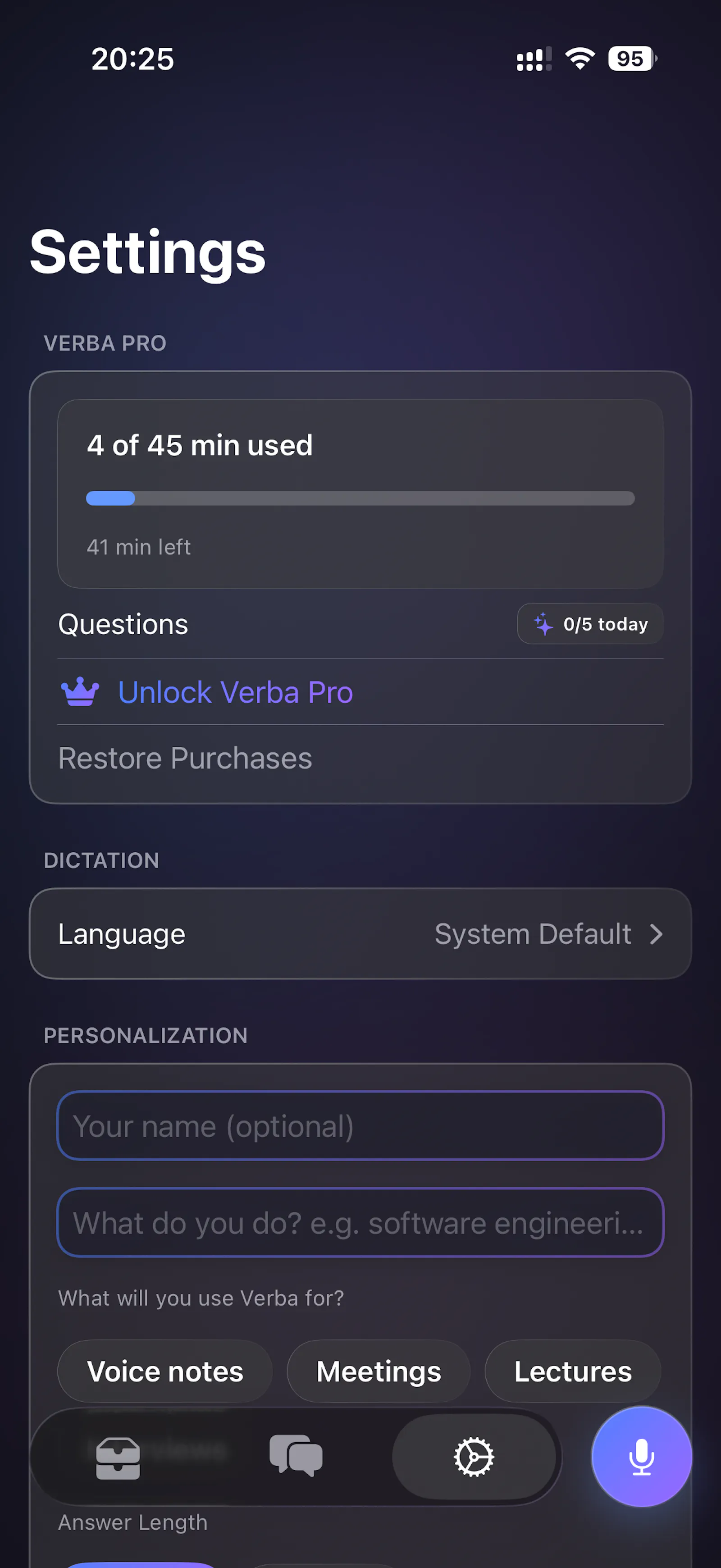 Verba screenshot 7