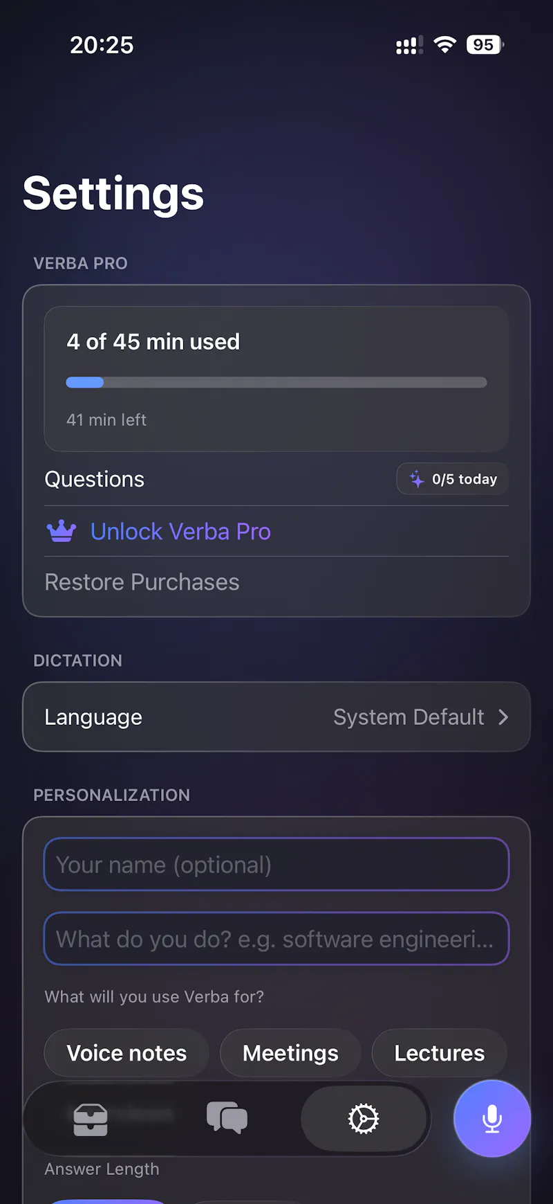 Verba screenshot 7