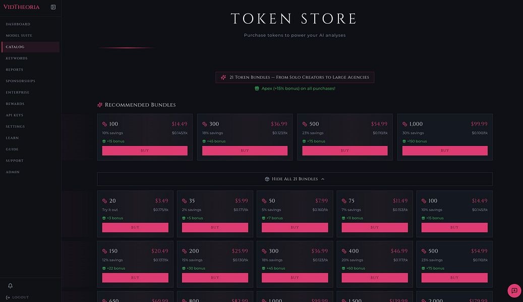 VidTheoria - Screenshot 2 showing product features and functionality