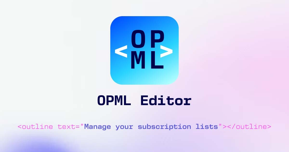 OPML -Editor Medien 1