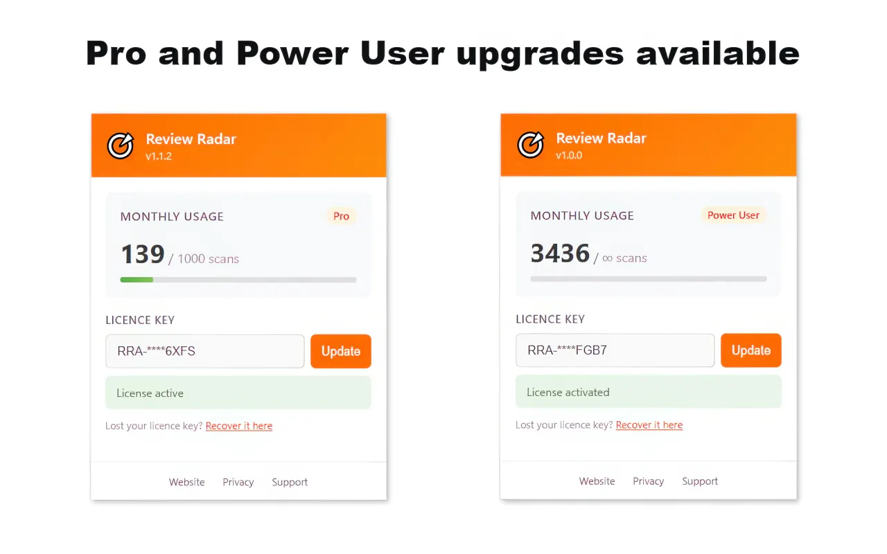 Review Radar for Amazon gallery image