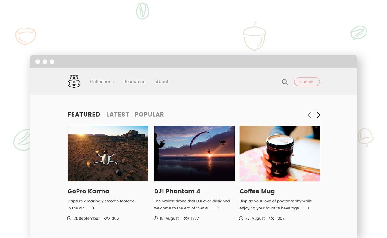 Chipmunk WordPress Theme gallery image