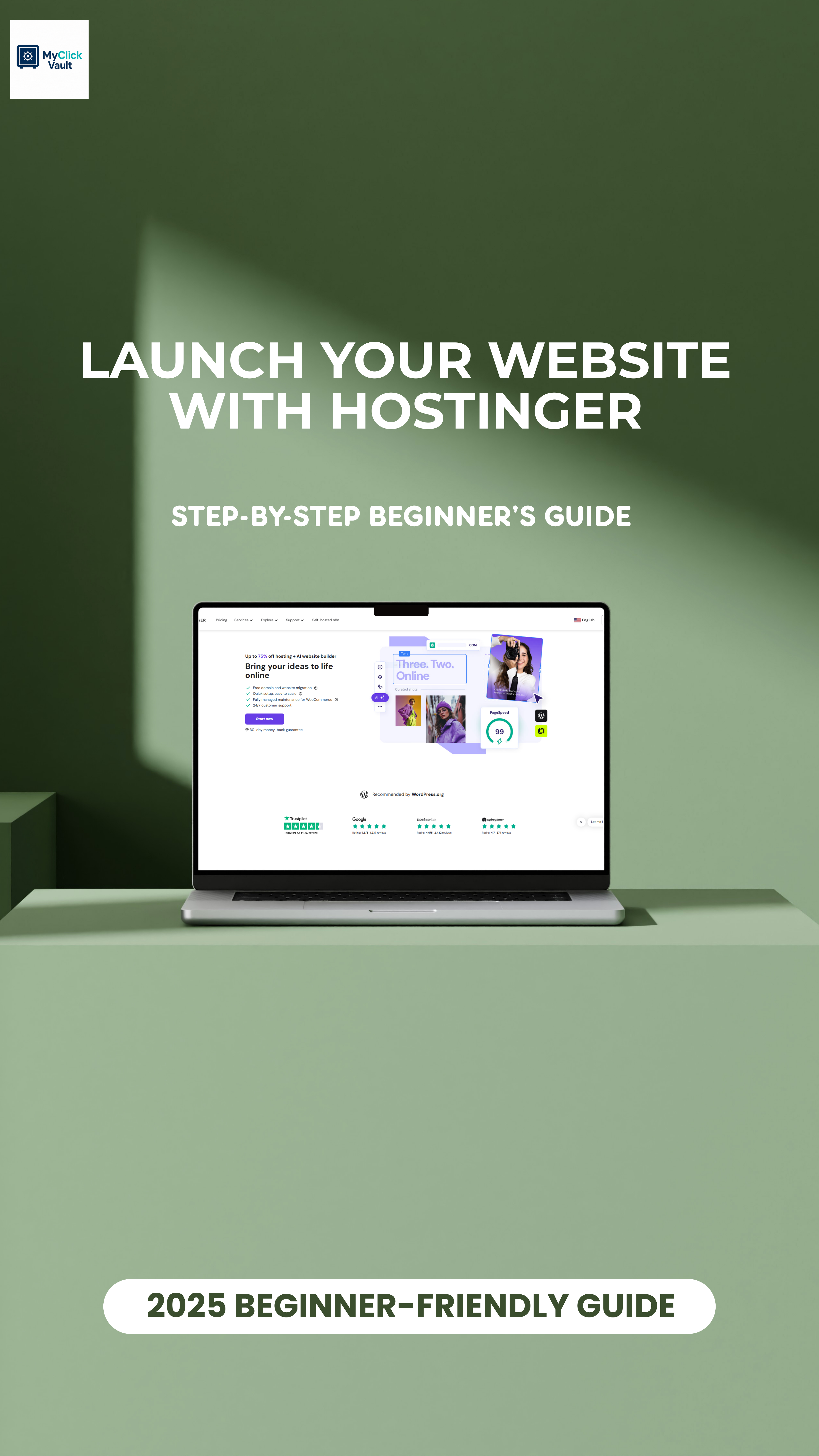 Guide Step Hostinger