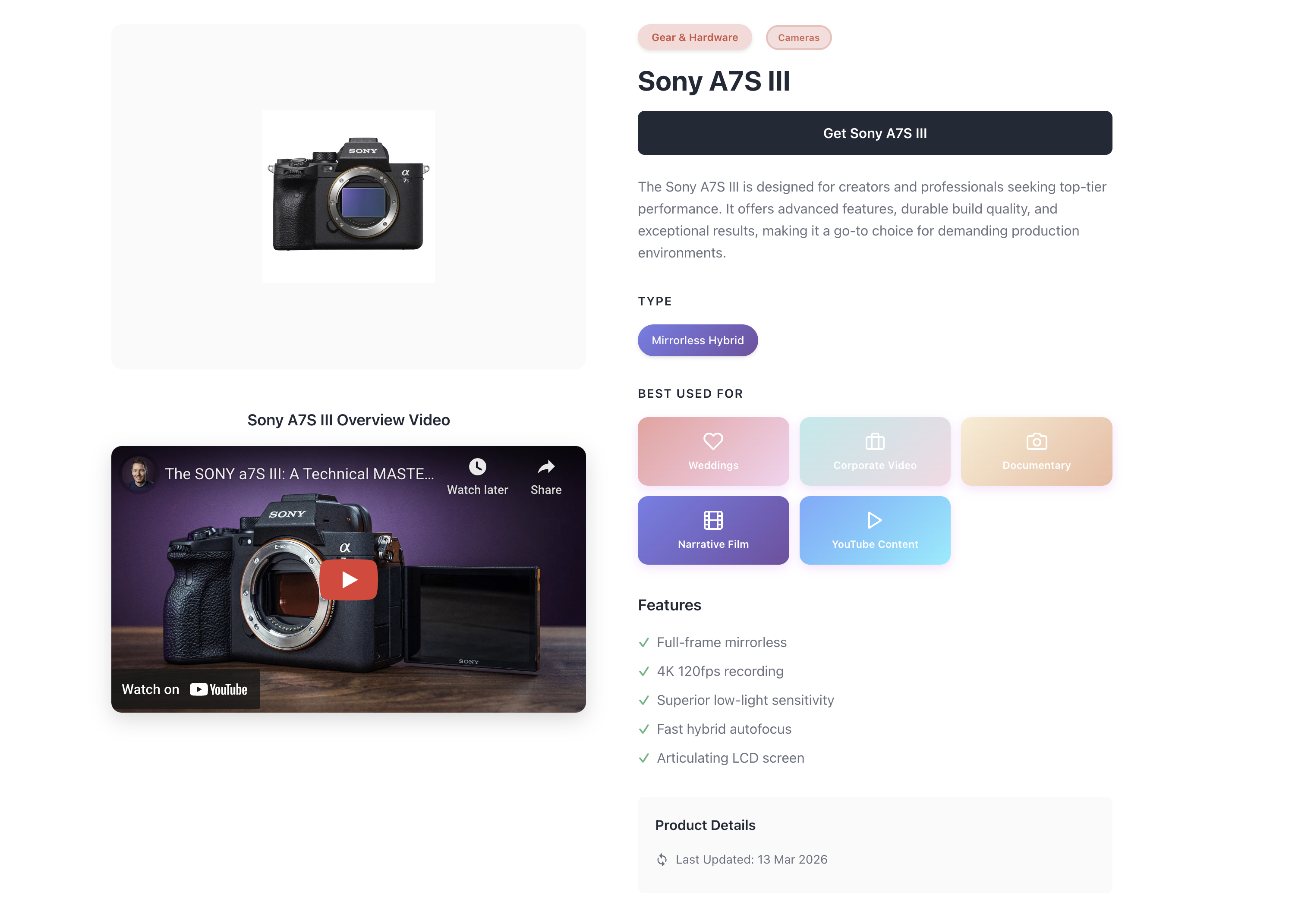 Filmmaking Lifestyle Store media 5