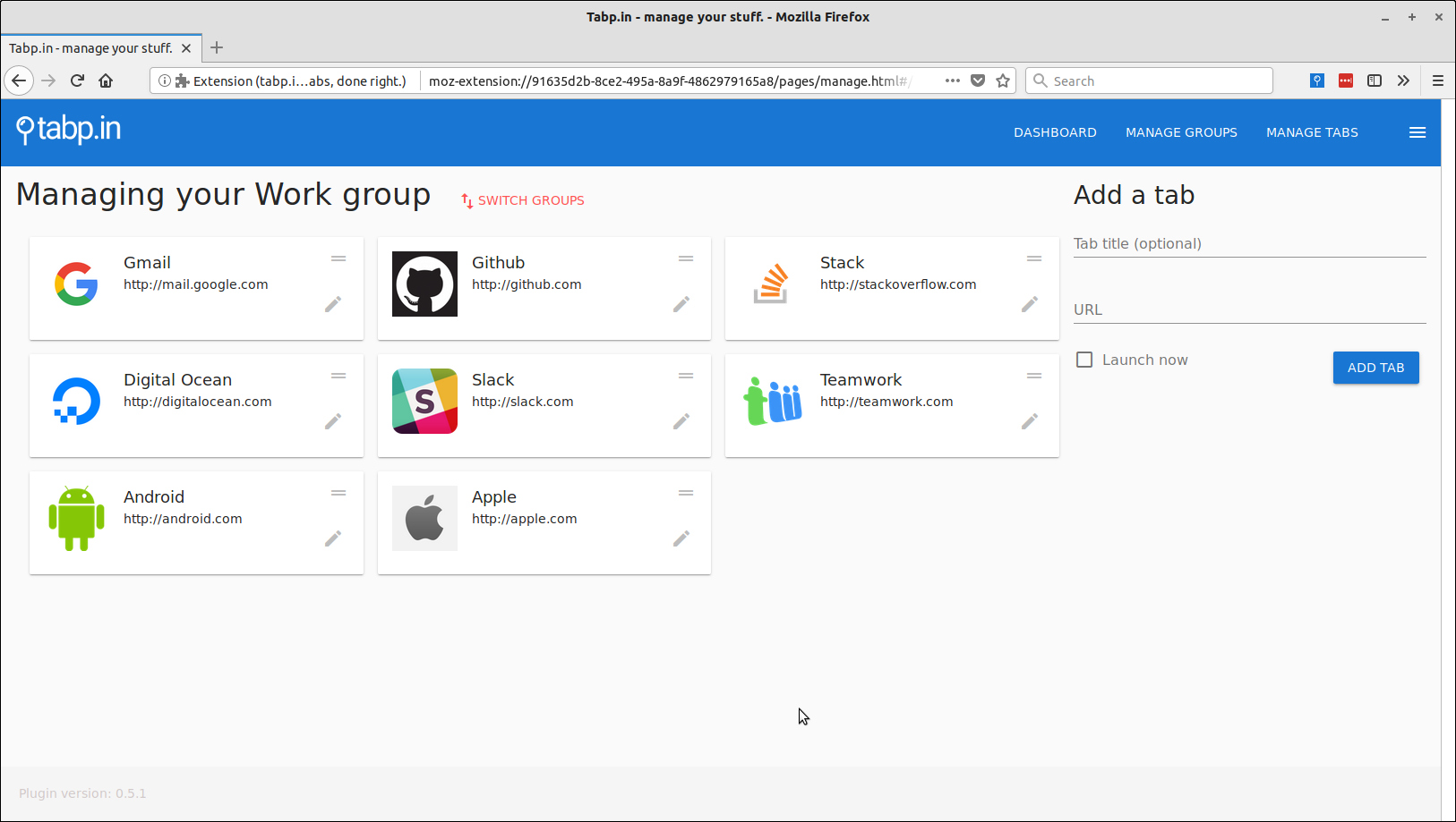 Tabpin gallery image