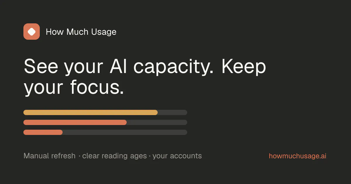 How Much Usage gallery image