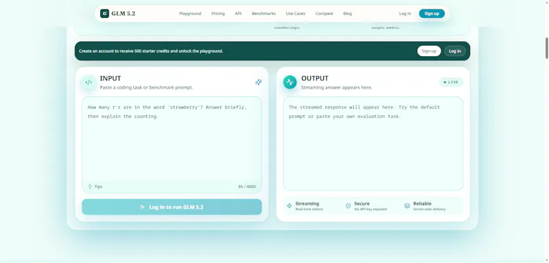 GLM 5.2 screenshot 3