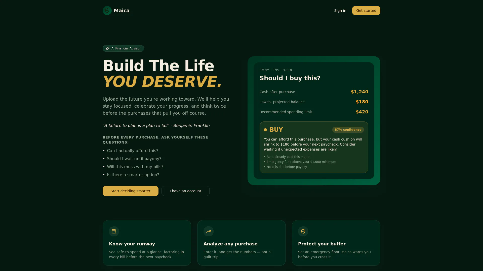 Maica — Your Personal Financial Advisor gallery image
