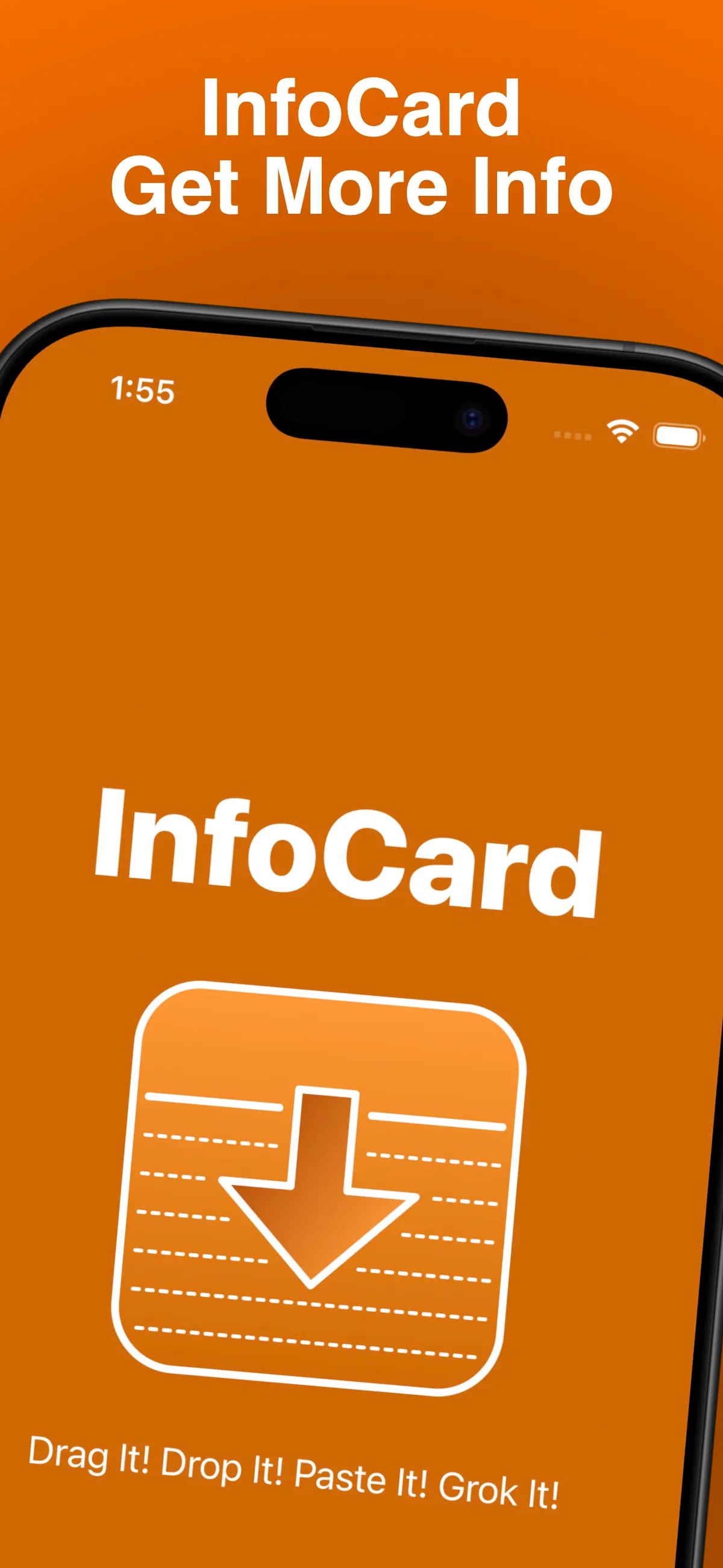 InfoCard - Get More Info