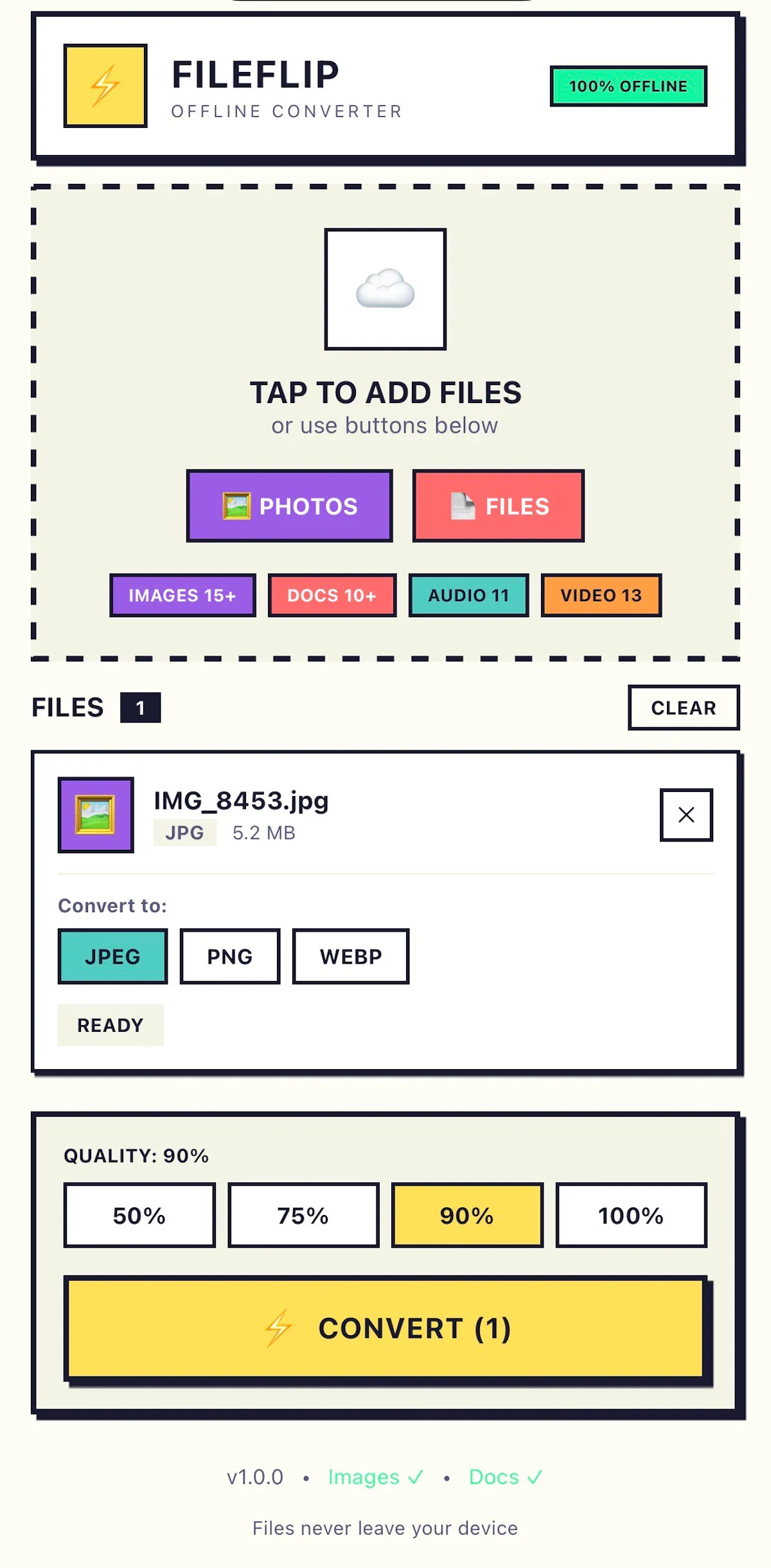 FileFlip - File Converter