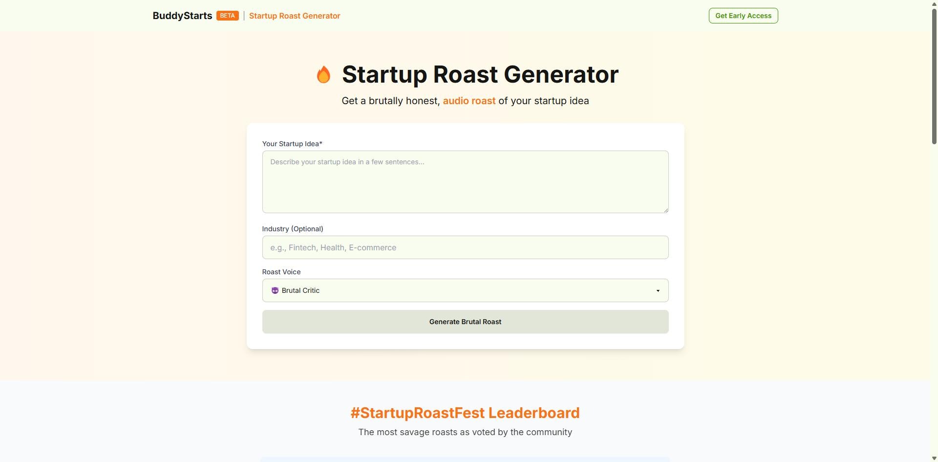 Média Générateur de rôti de startup (avec audio) - Prêt à être rôti?🫠 #startuproastfest 7
