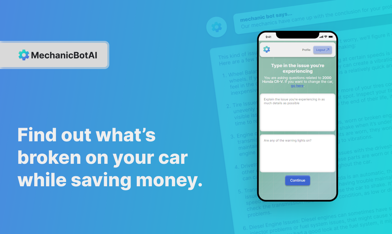 startuptile MechanicBotAI-Instant AI diagnosis for your car