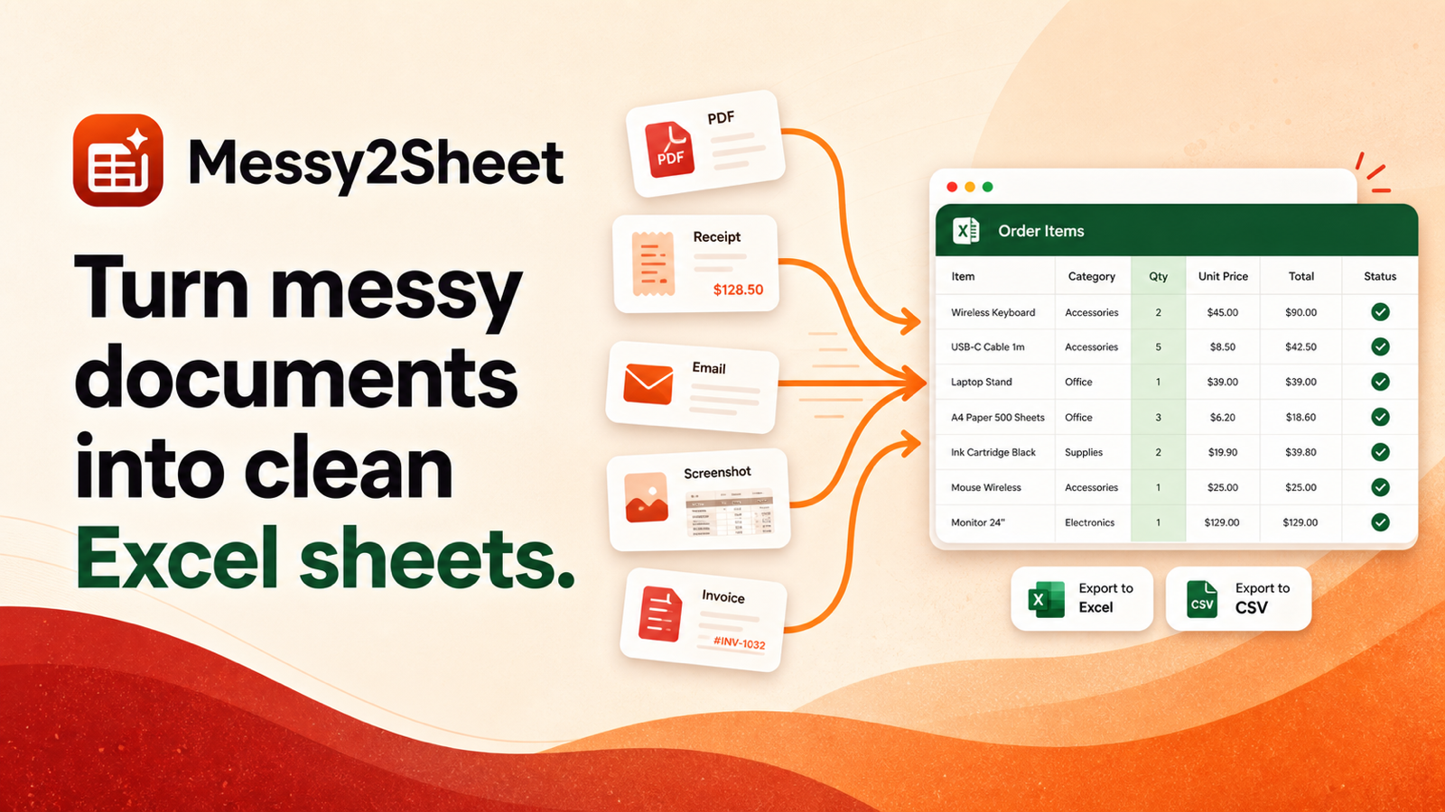 Messy2Sheet gallery image