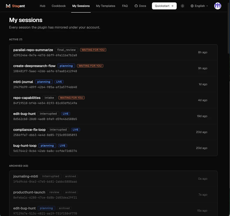 Stagent screenshot 10