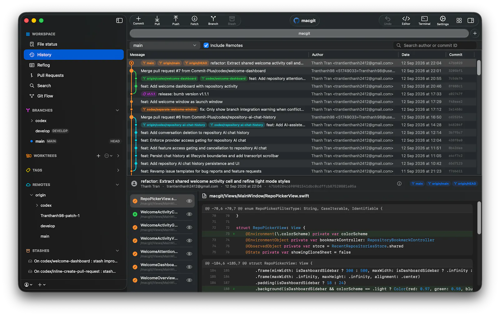 Commit+ screenshot 4