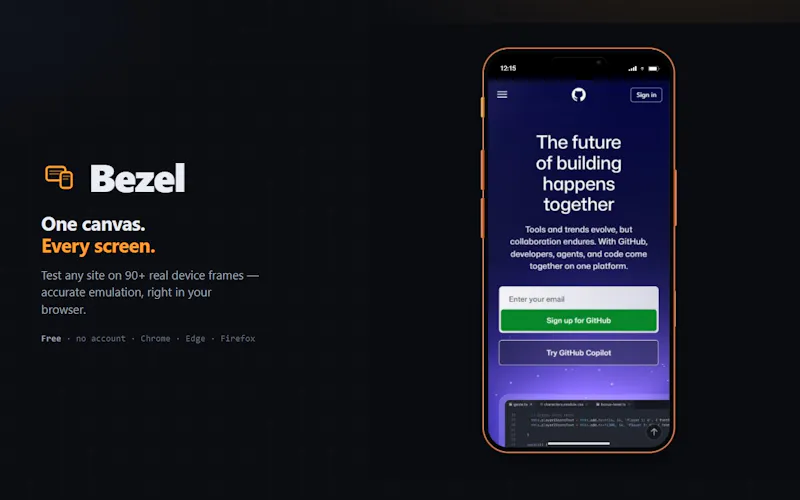 Bezel screenshot 1