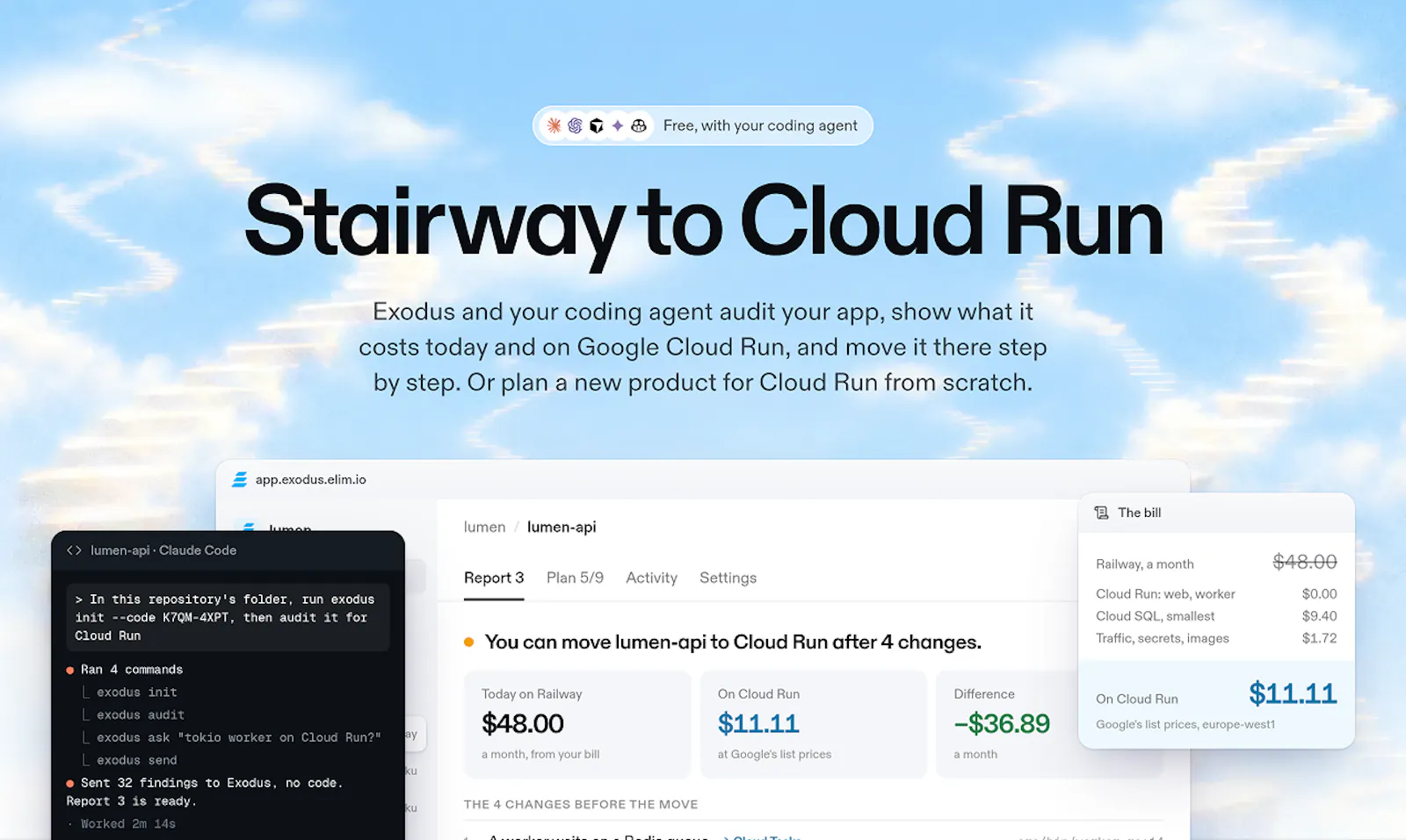 Exodus for Google Cloud Run screenshot 2