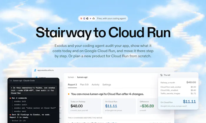 Exodus for Google Cloud Run产品图